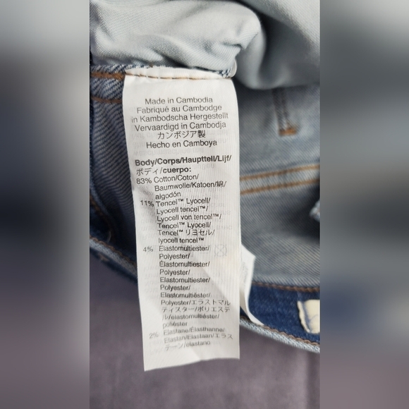 Madwell Petite 10" High-Rise Roadtripper Authentic‎ Jeans in Vinton Wash Size 26 - Picture 11 of 11